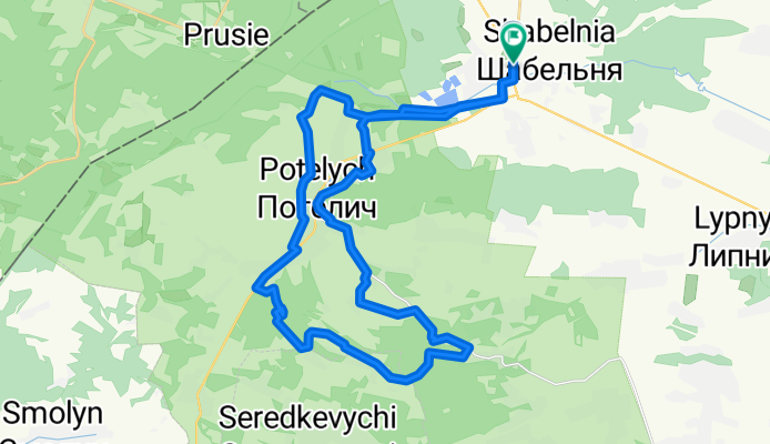 Route from вулиця Є. Коновальця