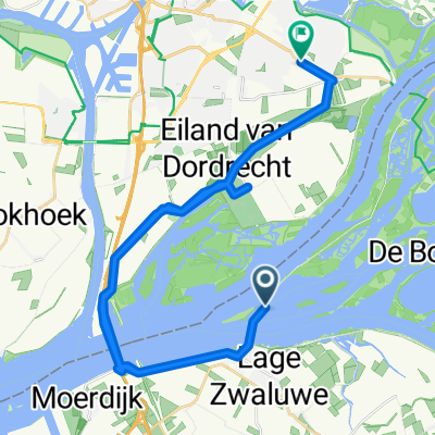 Deeneplaatweg, Werkendam nach Kromme Zandweg, Dordrecht