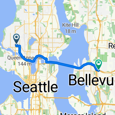 NW 64th St, Seattle to 116th Ave NE, Bellevue