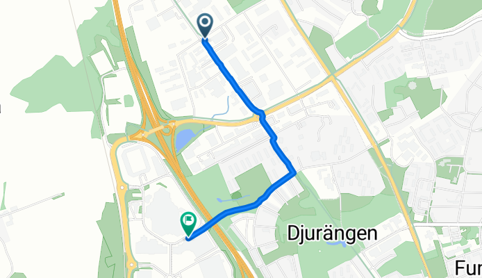 Franska vägen, Kalmar to Bilbyggarvägen, Kalmar