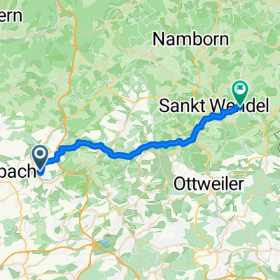 Von Eppelborn über Remmesweiler bis Sankt Wendel