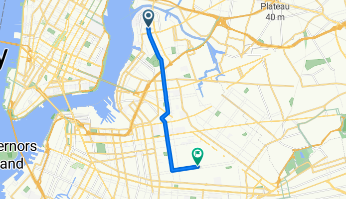India St, New York to Halsey St, New York