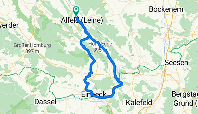 Weinbergstraße nach Am Heller