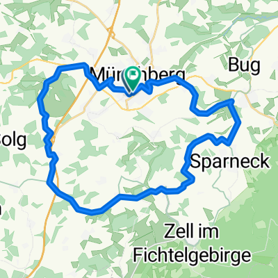 26km um Münchberg herum