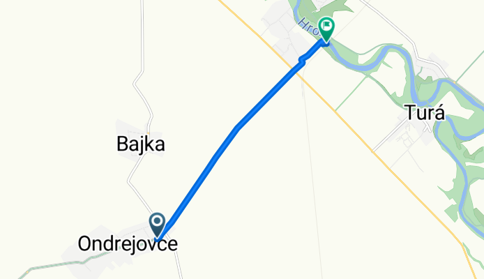 Stredne náročná trasa