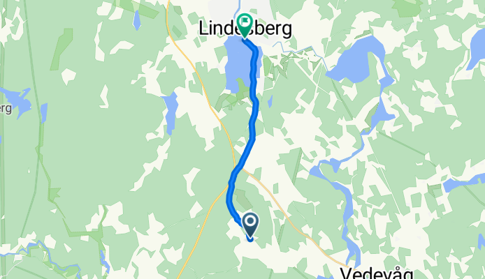 Målerud, Lindesberg to Köpmangatan, Lindesberg