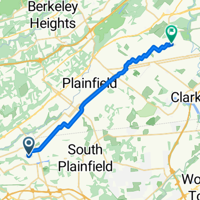 Center St, Dunellen to Springfield Ave, Cranford
