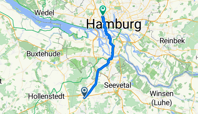 Harburger Straße, Buchholz in der Nordheide nach Osterstraße, Hamburg