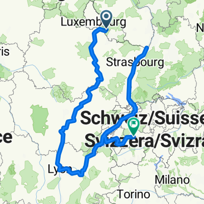 Trierer Straße, Merzig nach Scheidgasse, Aeschi b. Spiez