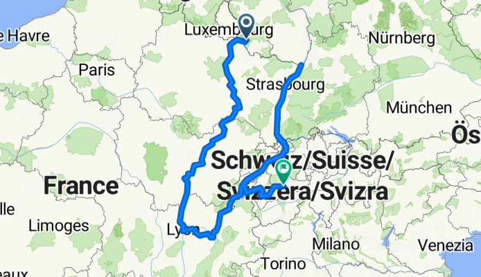 Trierer Straße, Merzig nach Scheidgasse, Aeschi b. Spiez