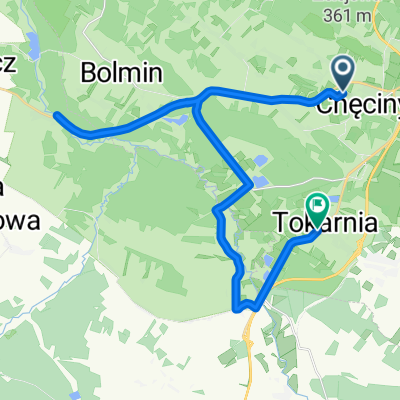 Spacerowa, Chęciny do Krakowska, Chęciny