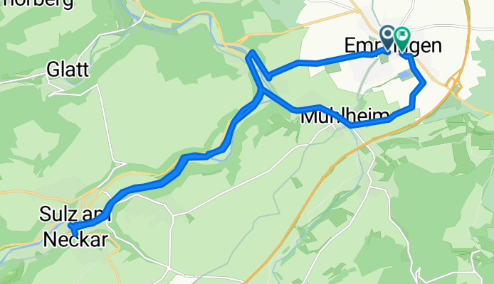 Joseph-Sprißler-Straße, Empfingen nach Joseph-Sprißler-Straße, Empfingen