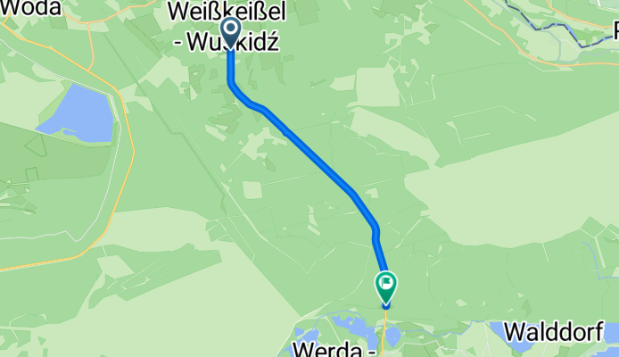 Görlitzer Straße, Weißkeißel nach Rietschen, Rietschen