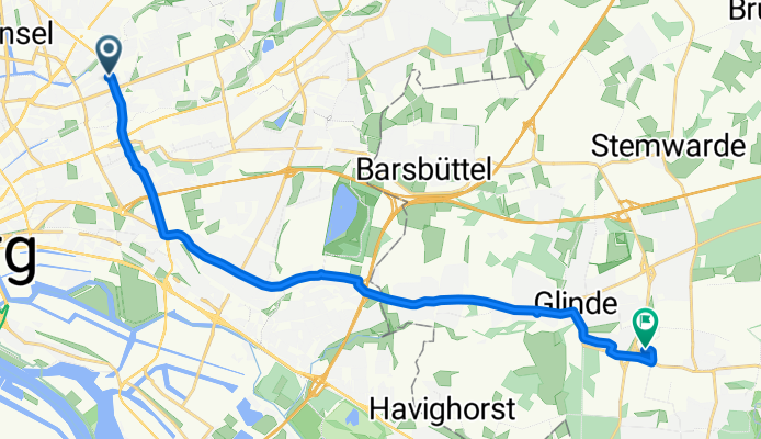 Entspannte Route