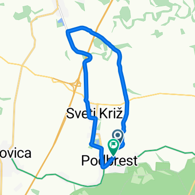 Ulica Stjepana Vojvode, Podbrest to Ulica Stjepana Vojvode, Podbrest