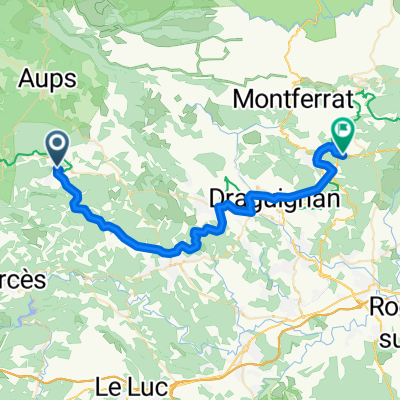 Cours Théodore Bouge, Salernes à Route Departementale, Callas