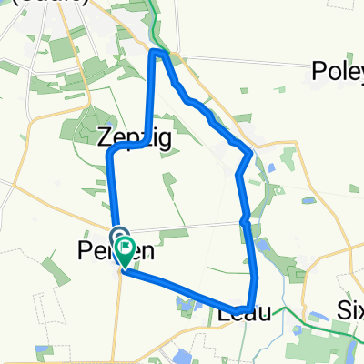 Peißener Hauptstraße nach Peißener Hauptstraße