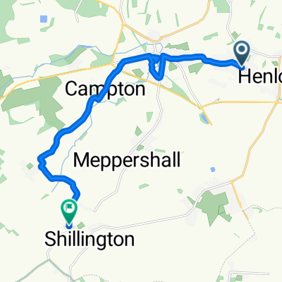Broad Street, Shefford to Greenfields, Hitchin