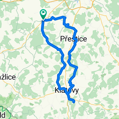 Újezdec (Roupov - Klatovy - Točnik - Hráz - Borovy- Přeštice - Lukavice- Dobřany)