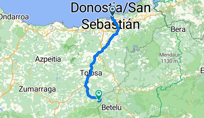 Route to Bedaio