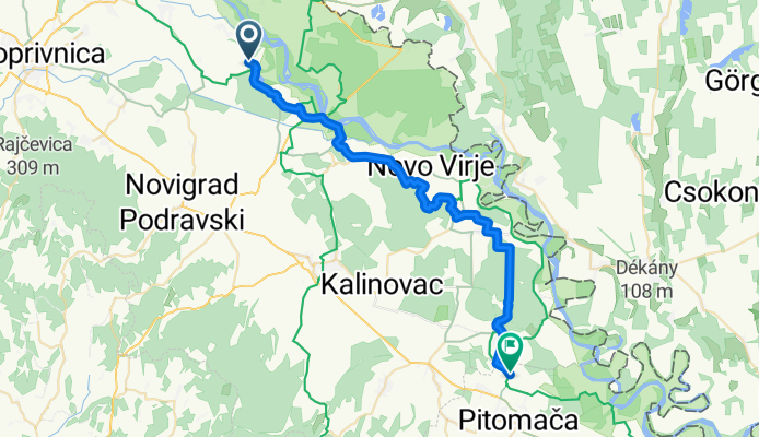 Hlebine - Pitomača