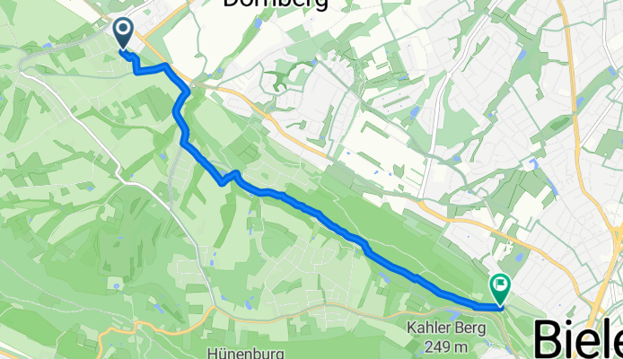 Voßheide, Bielefeld nach Am Johannisberg, Bielefeld
