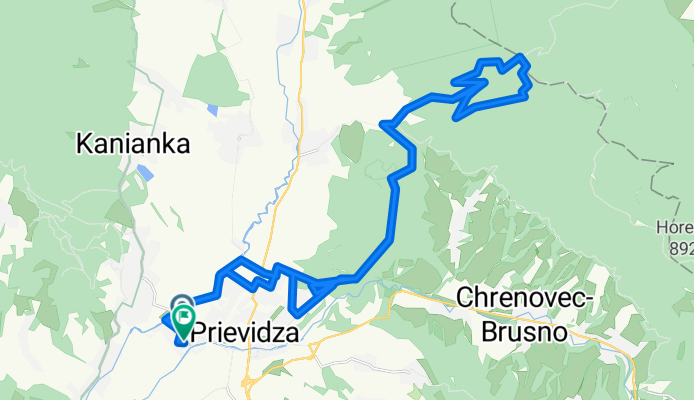 Milana Rastislava Štefánika, Prievidza až Janka Kráľa, Prievidza
