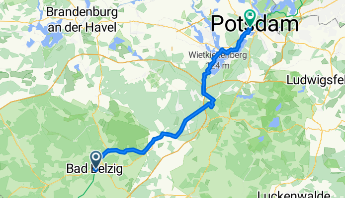 Von Bad Belzig bis Potsdam
