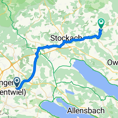 Alusingen-Weg, Singen (Hohentwiel) nach Am Josenberg, Hohenfels