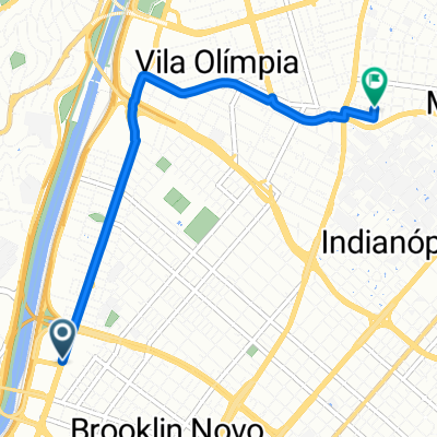 Route to Barbearia Nova