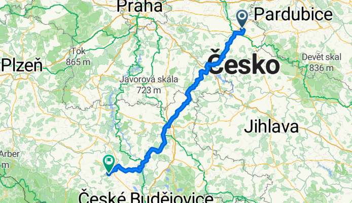 Vrchlického, Nové Dvory do Stožice, Stožice