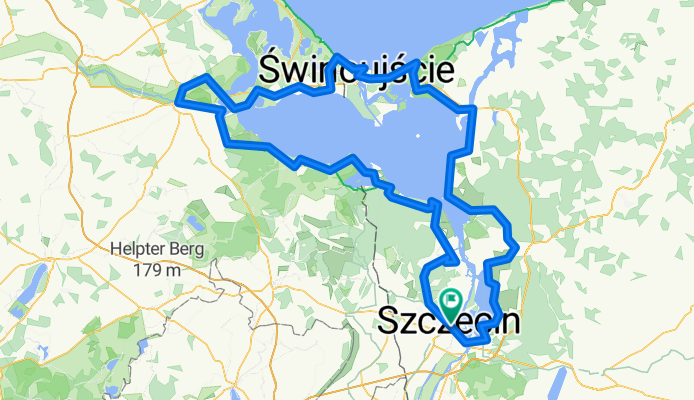 Szczecin Lagoon Cycle Route - Szczecin to Szczecin
