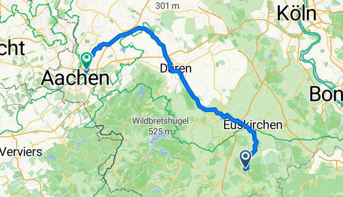 Von Bad Münstereifel bis Aachen
