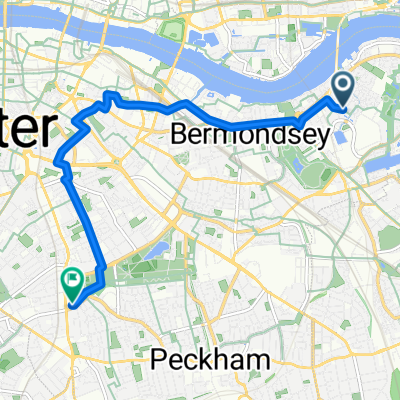 Route in London