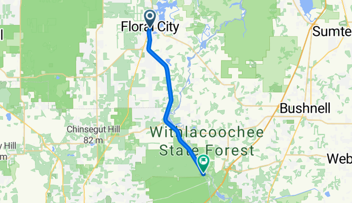 E Orange Ave, Floral City to Croom Rital Rd, Brooksville