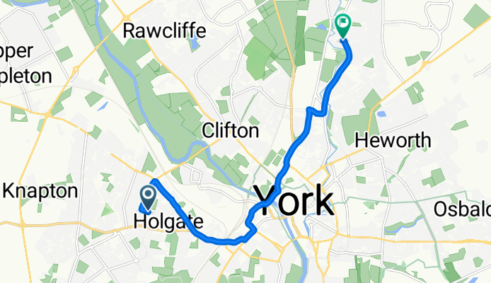 Burnsall Drive, York to Meadowfields Drive, York