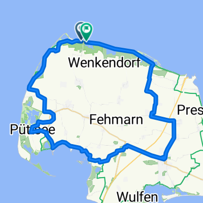Route in Fehmarn
