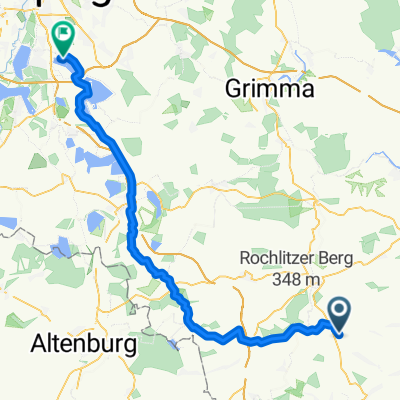 Von Wechselburg bis Markkleeberg