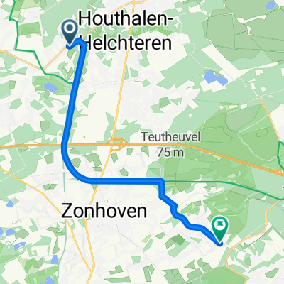 Vijverweg naar KMO-Zone Molenheide
