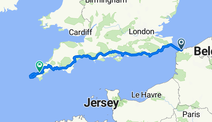 Von Calais bis Saint Ives