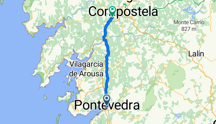 Pontevedra - Santiago de Compostela