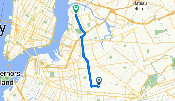 Route to India St, New York