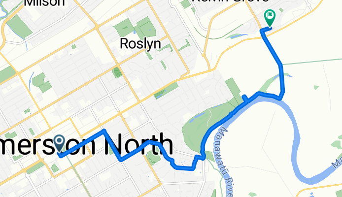 Palmerston North --&gt; Palmerston North (8,1 km)