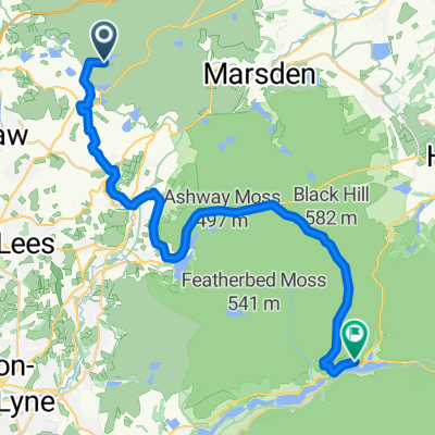 Rapes Highway, Oldham to A628, Glossop