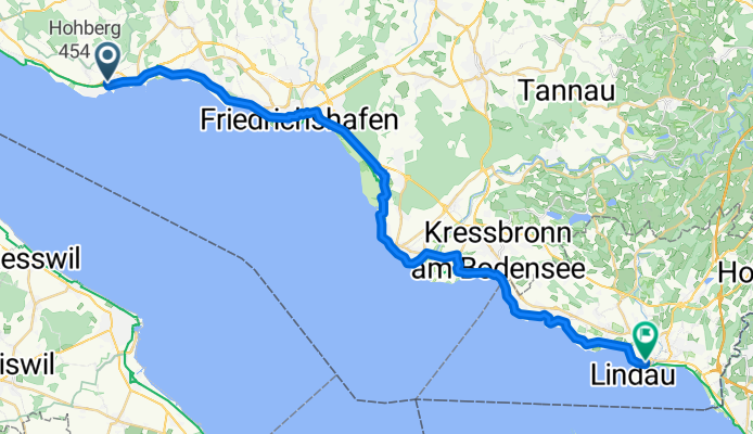 Von Friedrichshafen bis Lindau (Bodensee)