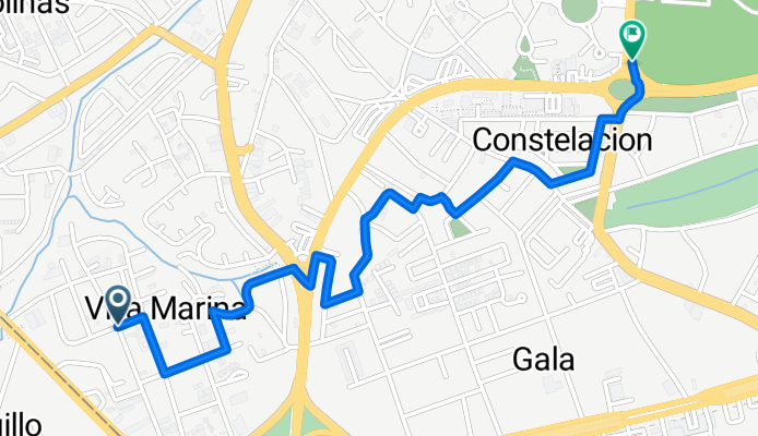 Calle La Paz, Santo Domingo a Entrada Jardin Botanico, Santo Domingo