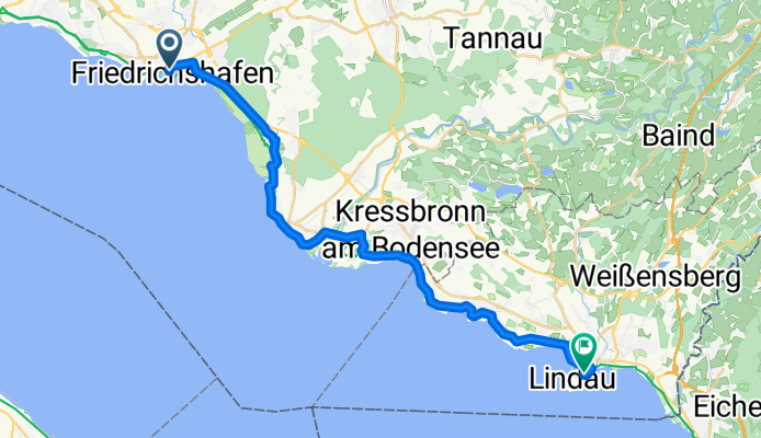 Von Friedrichshafen bis Lindau (Bodensee)