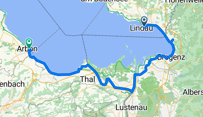 Von Lindau (Bodensee) bis Romanshorn