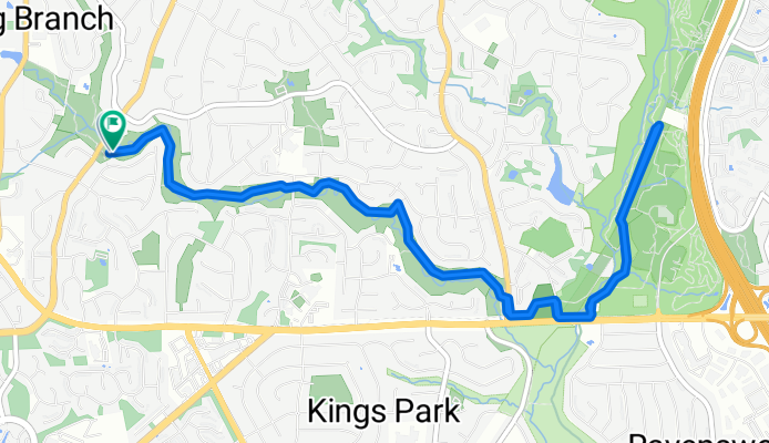 Bayard Pl, Fairfax to Bayard Pl, Fairfax