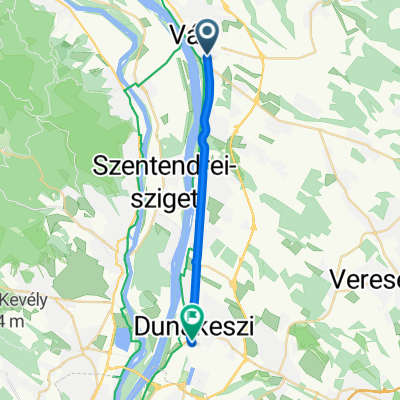 Zöldfa utca, Vác - Tőzegtavi utca, Dunakeszi